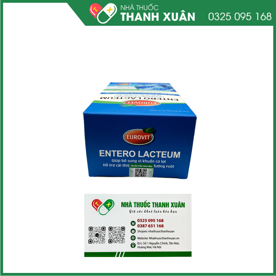 Entero Lacteum - Bổ sung chất xơ,vi khuẩn có ích giúp cân bằng hệ vi sinh đường ruột